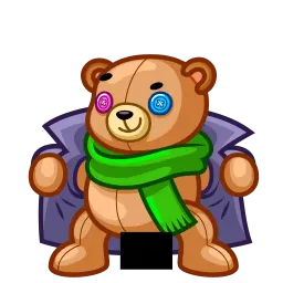 teddy sticker 10