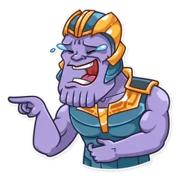 Танос Telegram sticker pack