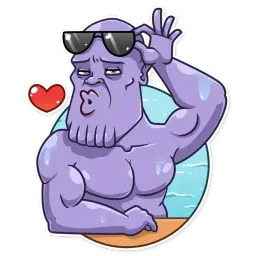 Танос sticker 2