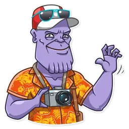 Танос sticker 5