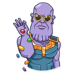 Танос sticker 6