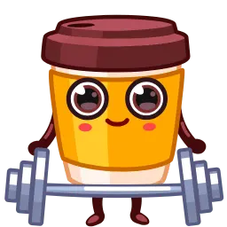 Чашка кофе sticker 2