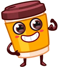 Чашка кофе sticker 3