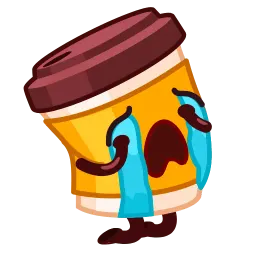 Чашка кофе sticker 5