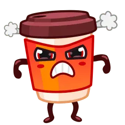 Чашка кофе sticker 6