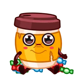 Чашка кофе sticker 7