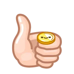 Монетка sticker 3
