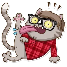 Vincent Whiskers sticker 11