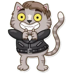 Vincent Whiskers sticker 3