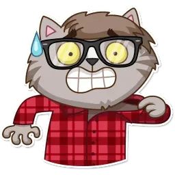 Vincent Whiskers sticker 4