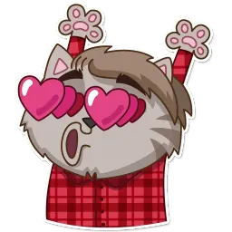 Vincent Whiskers sticker 7