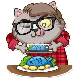 Vincent Whiskers sticker 10