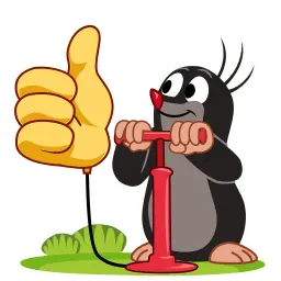 Крот sticker 3