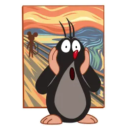Крот sticker 4