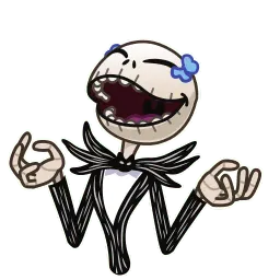 Джек Скеллингтон Telegram sticker pack