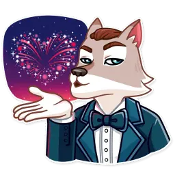 Волк с Уолл-стрит sticker 2