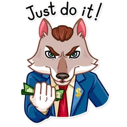 Волк с Уолл-стрит sticker 6