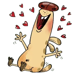 Желтый пес sticker 5