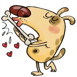 Желтый пес sticker 7