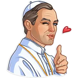 Молодой Папа sticker 2