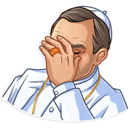 Молодой Папа sticker 12