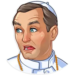 Молодой Папа sticker 4