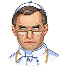 Молодой Папа sticker 6