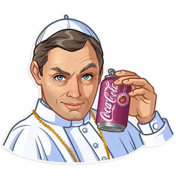 Молодой Папа sticker 7