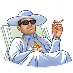 Молодой Папа sticker 8