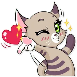 Katie Cat sticker 2