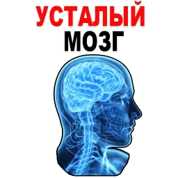 Усталый Мозг Telegram sticker pack