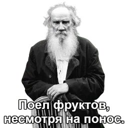 Дневник Толстого sticker 3