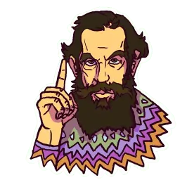 Толстой-хипстер Telegram sticker pack