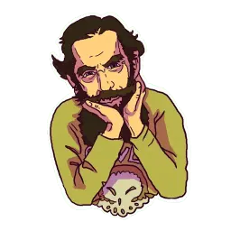 Толстой-хипстер sticker 6