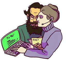 Толстой-хипстер sticker 8