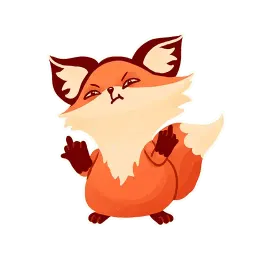 Лиса sticker 11