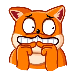 Энергичный лис sticker 4