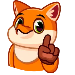 Энергичный лис sticker 6