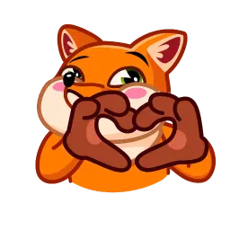 Энергичный лис sticker 9