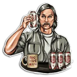 Настоящий детектив Telegram sticker pack