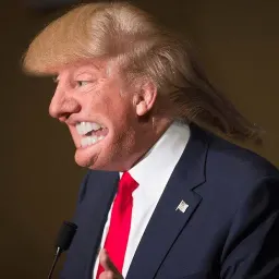 Trump Faces stickers ecospace sticker 2