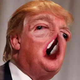 Trump Faces stickers ecospace sticker 12