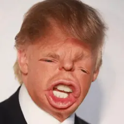 Trump Faces stickers ecospace sticker 8