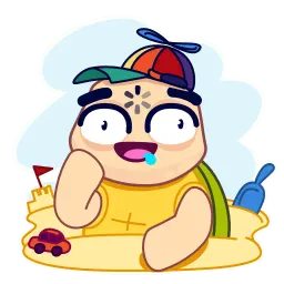 Черепаха sticker 2