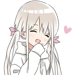 Тян в толстовке sticker 3
