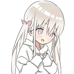 Тян в толстовке sticker 6
