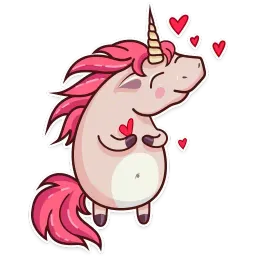Stella the Unicorn sticker 2
