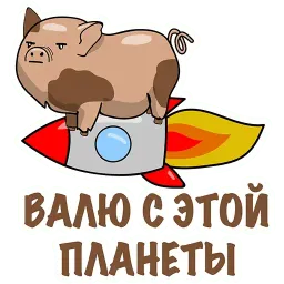 Неудачливый, но очень Добрый Хрюня sticker 11