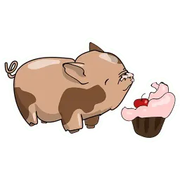Неудачливый, но очень Добрый Хрюня sticker 9