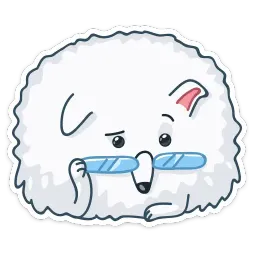 Пушок sticker 10